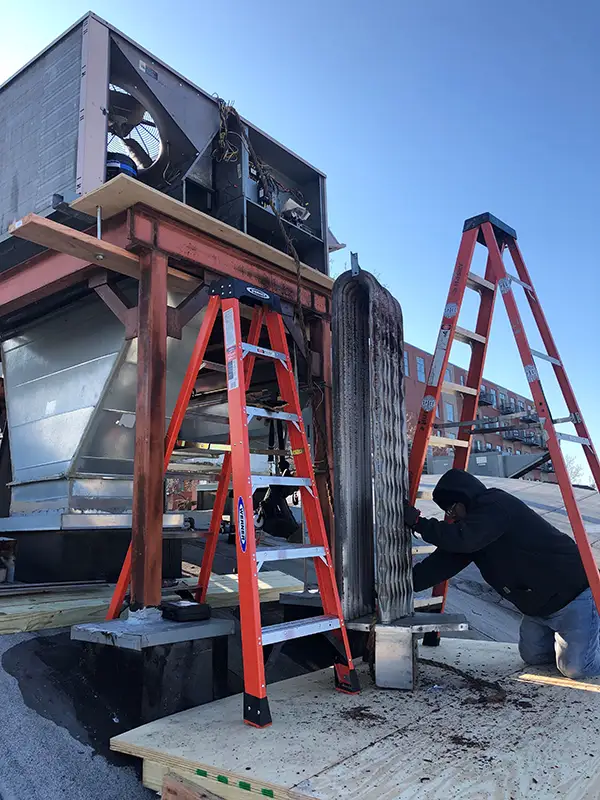 Chicago Carrier rooftop repair
